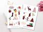 Preview: Weihnachten Sticker Set